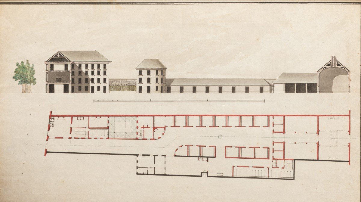 18th Century Architectural Drawing, Stable Project-photo-2