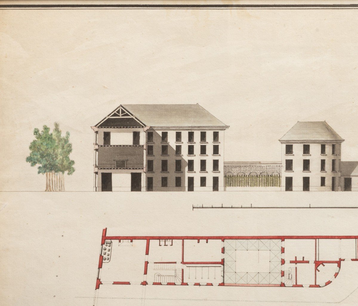 18th Century Architectural Drawing, Stable Project-photo-3