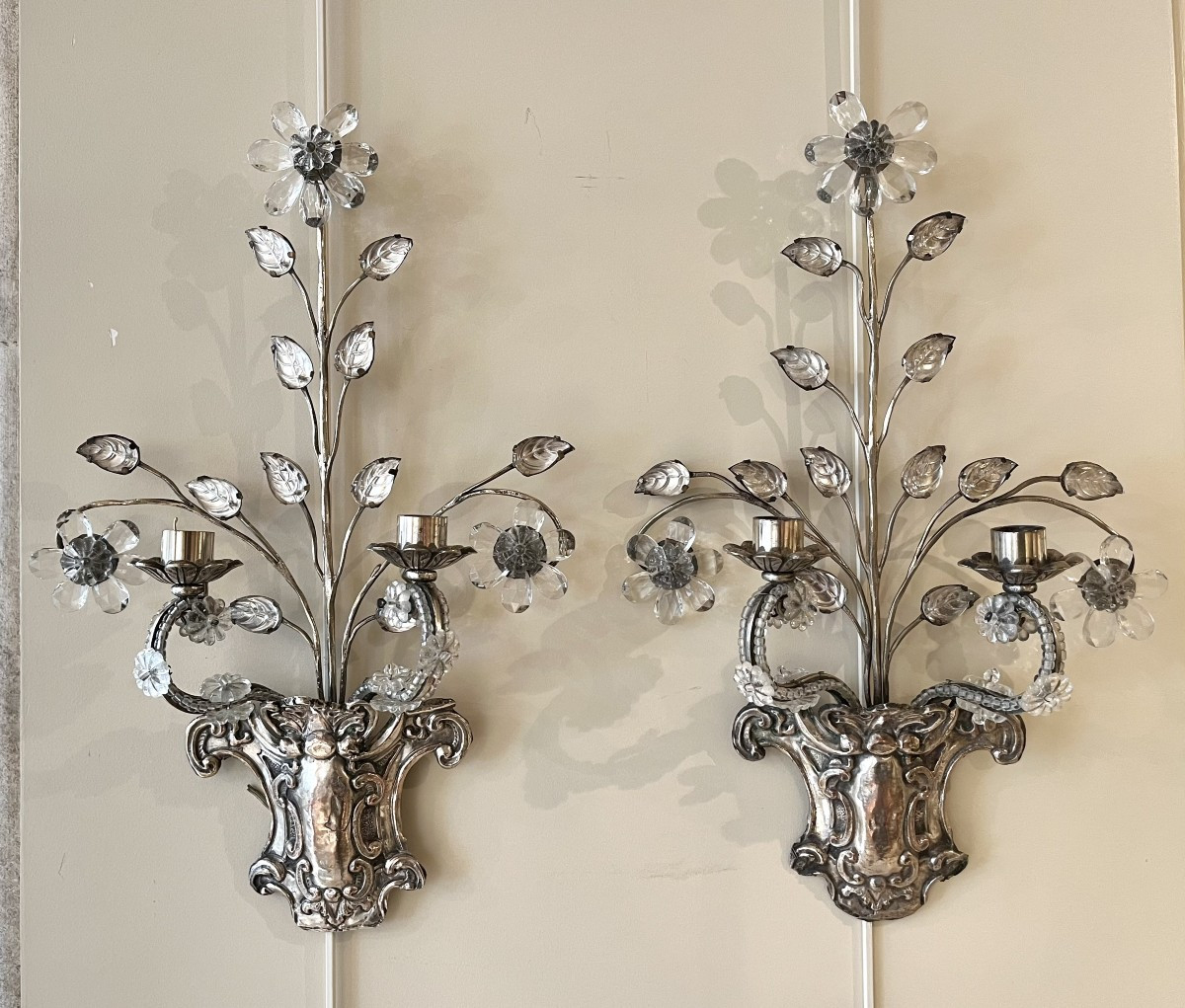 Paire d'appliques début du XXème siècle