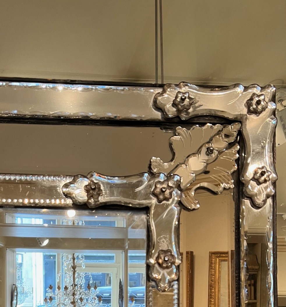 Grand Miroir Murano début 19ème siècle-photo-4