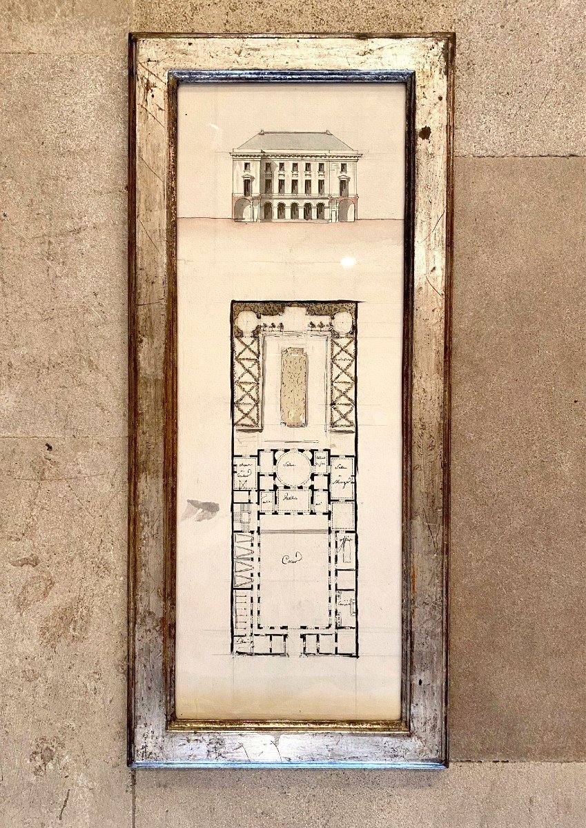 Dessin d'Architecture, Fin Du 18e Siècle