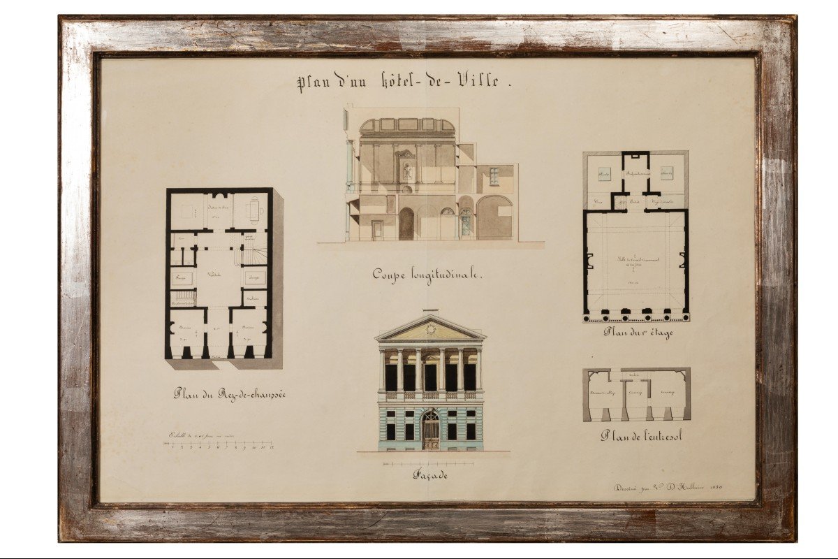 19th Century Architectural Drawing