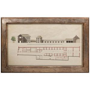 18th Century Architectural Drawing, Stable Project