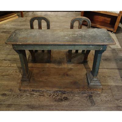 Painted Wooden Child Desk 18th Century