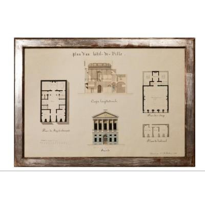 19th Century Architectural Drawing