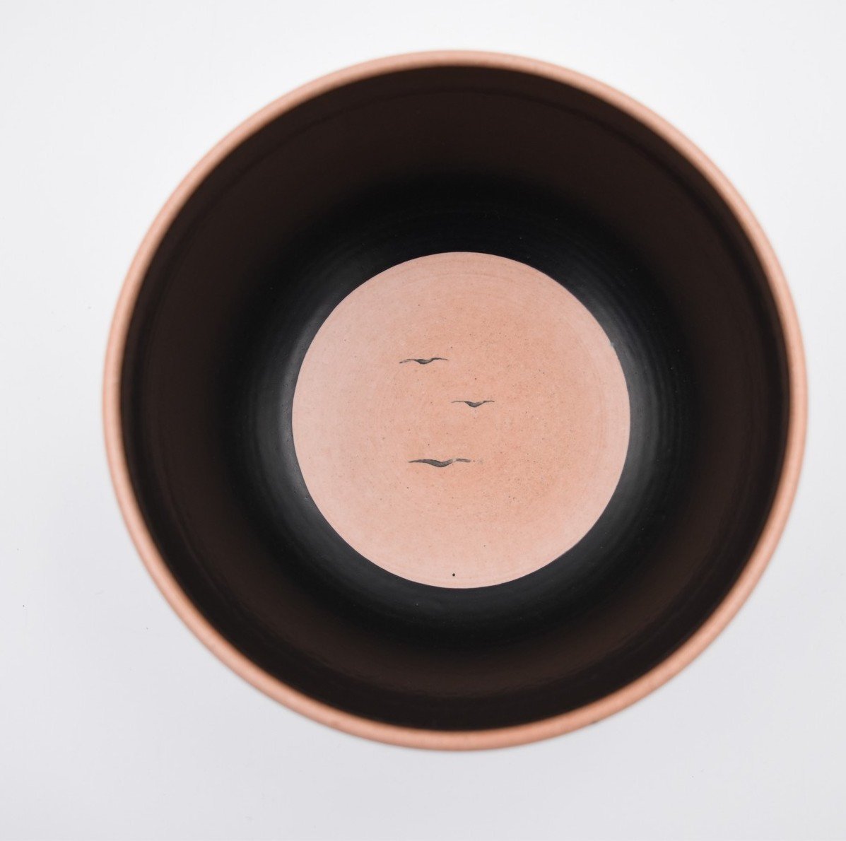 Ceramic Cup On Foot Atelier Barocco J Massard R Tarone 1982 Unique Piece-photo-1