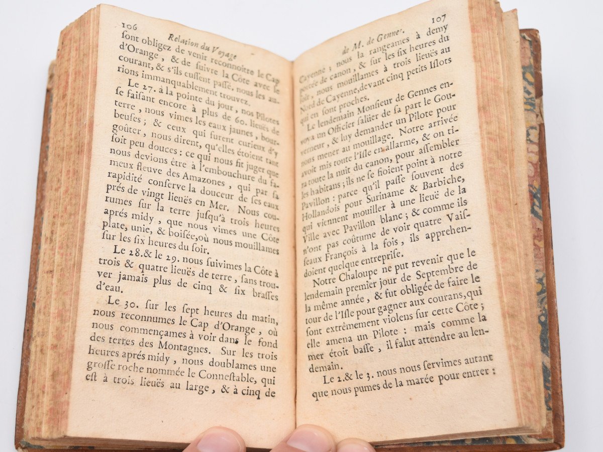 Rare Book 1702 Relation Of A Voyage Made Froger By Mr. De Gennes Amsterdam-photo-2
