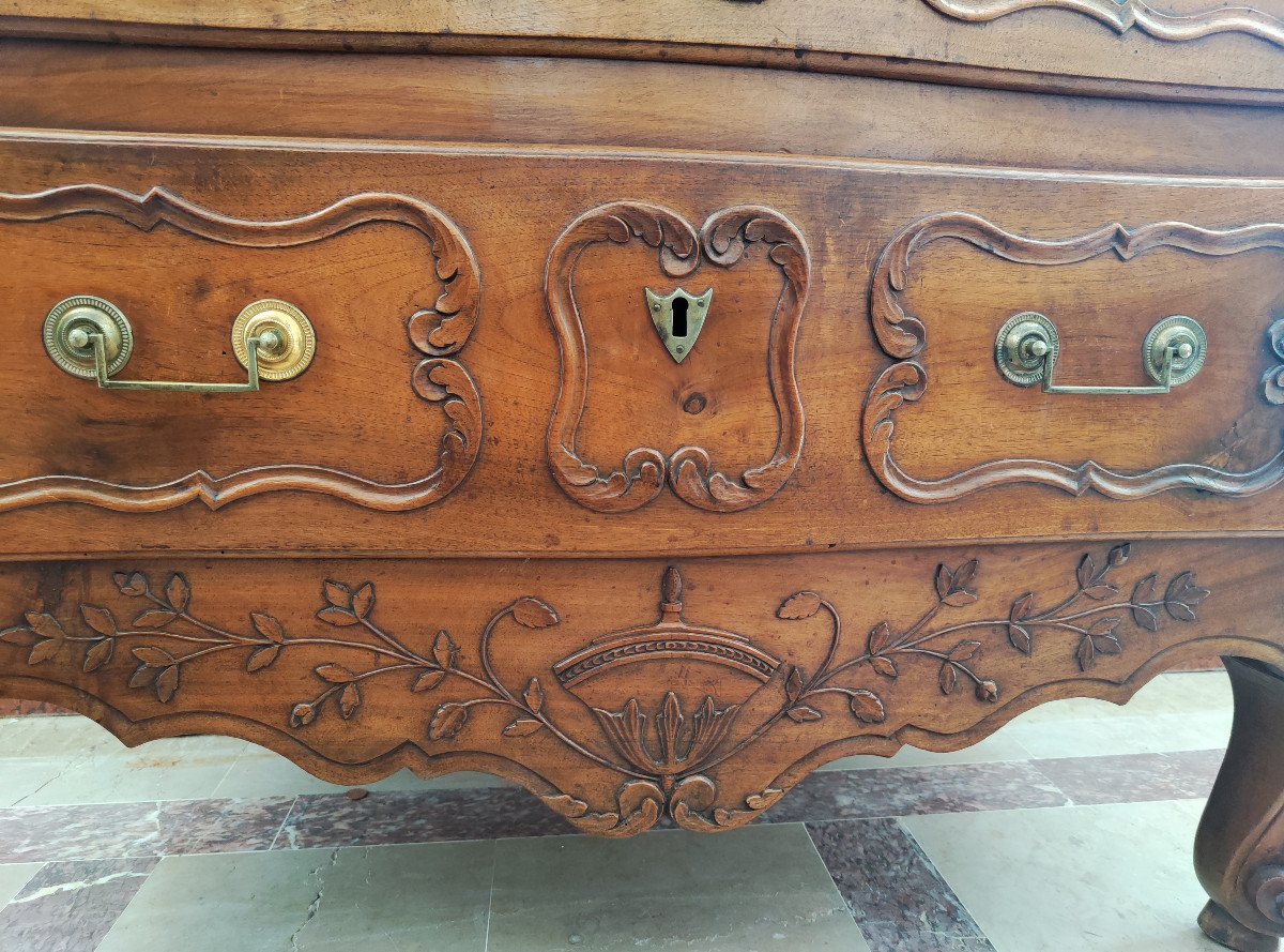 Old Provencal Walnut Commode-photo-1