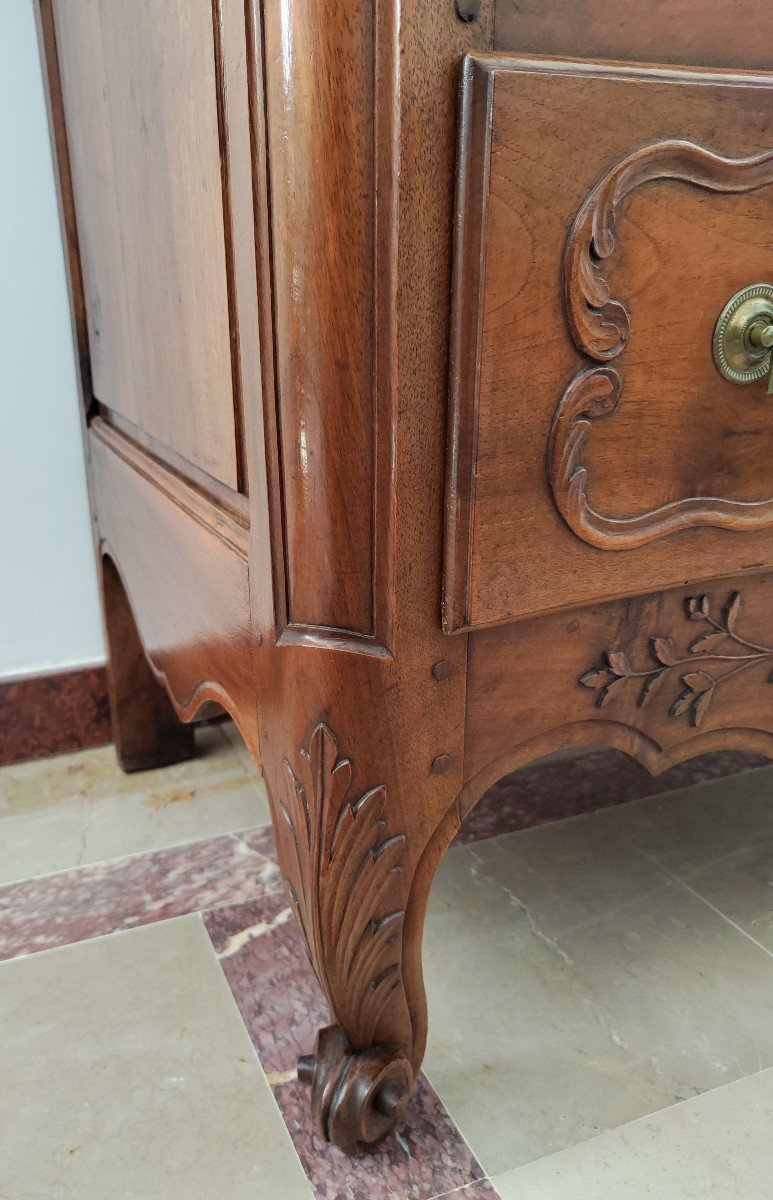 Old Provencal Walnut Commode-photo-2