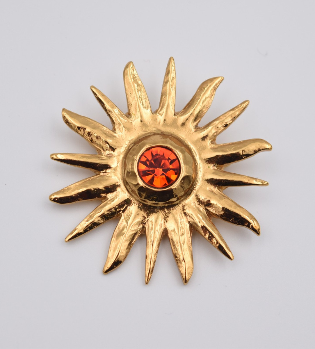 Broche Vintage Yves Saint Laurent Forme Soleil
