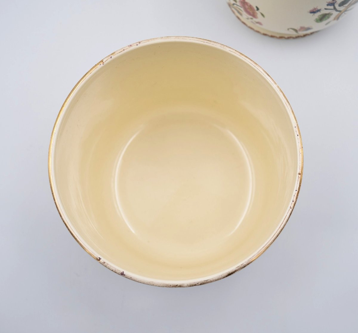 Pair Of 19th Century Creil And Montereau Earthenware Coolers-photo-2