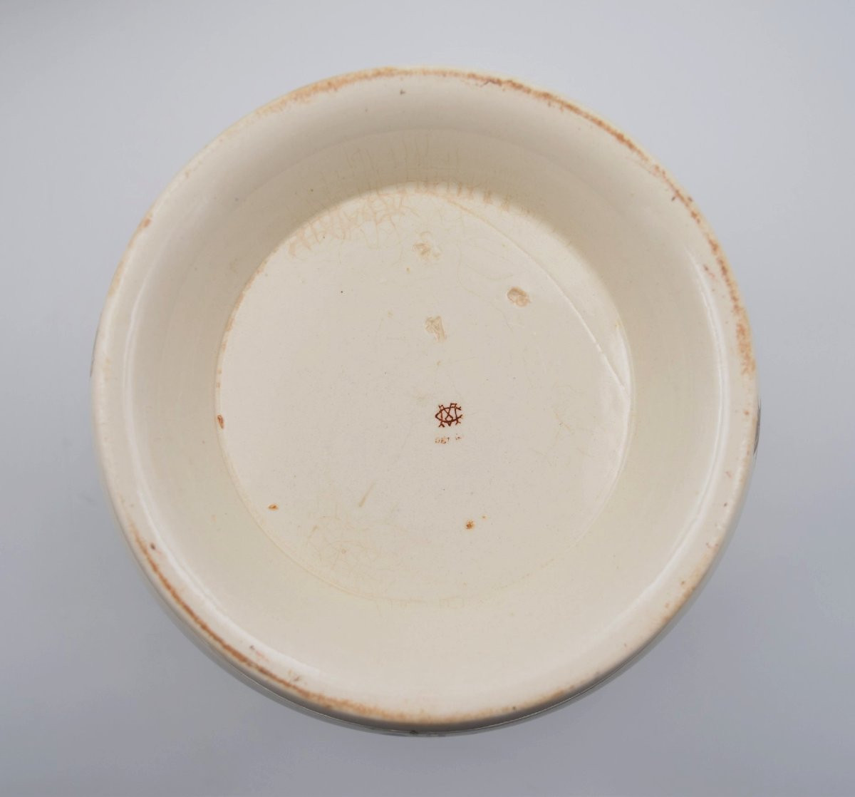 Pair Of 19th Century Creil And Montereau Earthenware Coolers-photo-3
