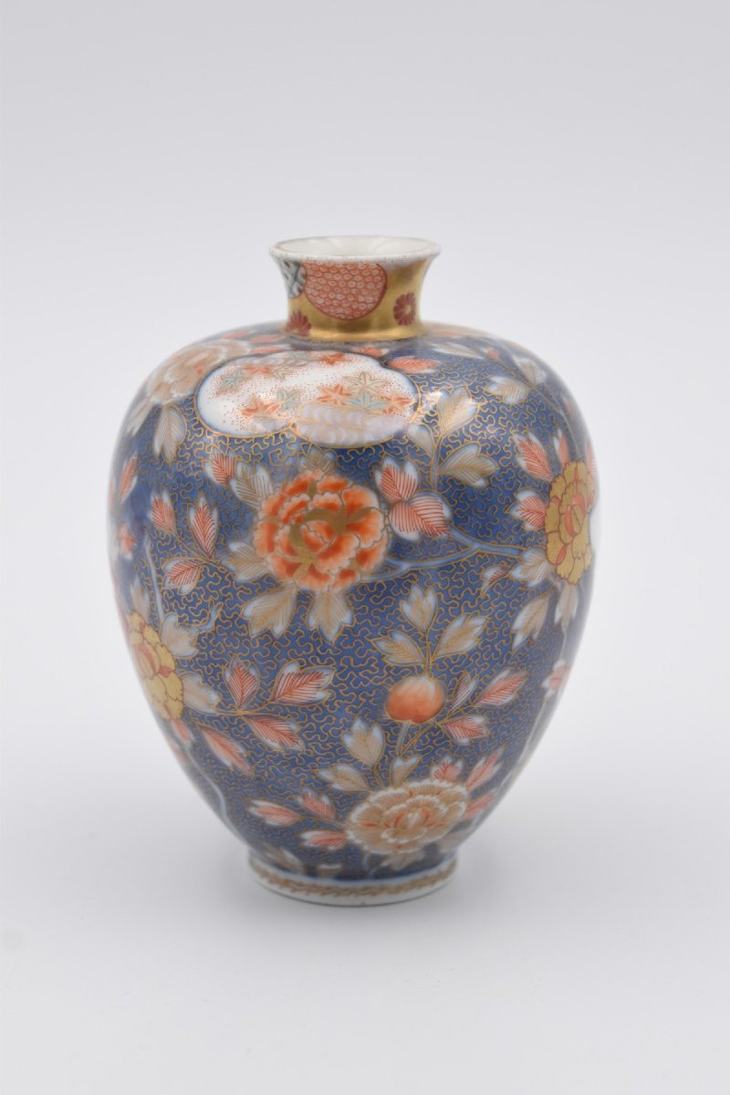 Fukagawa Porcelain Vase, Japan, Signed, Early 20th Century-photo-4