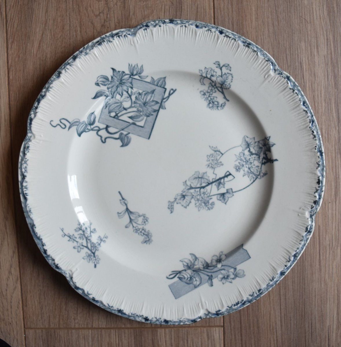 6 Earthenware Plates Terre De Fer Choisy Grand Dépôt Japanese Decor-photo-2