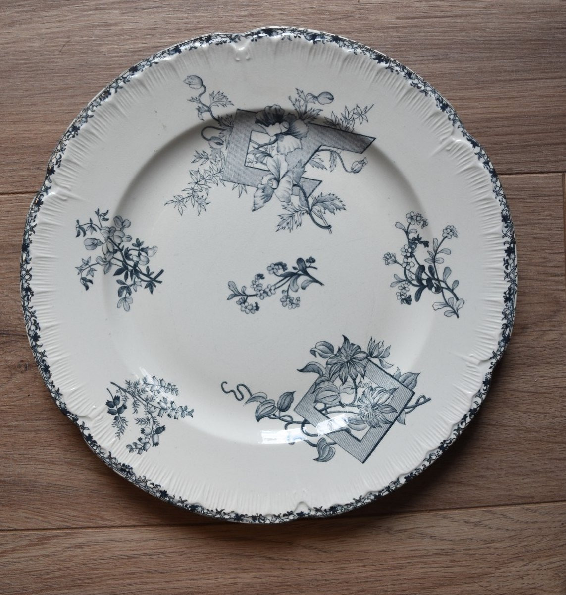6 Earthenware Plates Terre De Fer Choisy Grand Dépôt Japanese Decor-photo-3