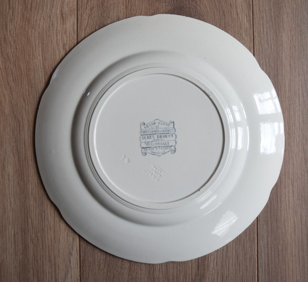 6 Earthenware Plates Terre De Fer Choisy Grand Dépôt Japanese Decor-photo-8
