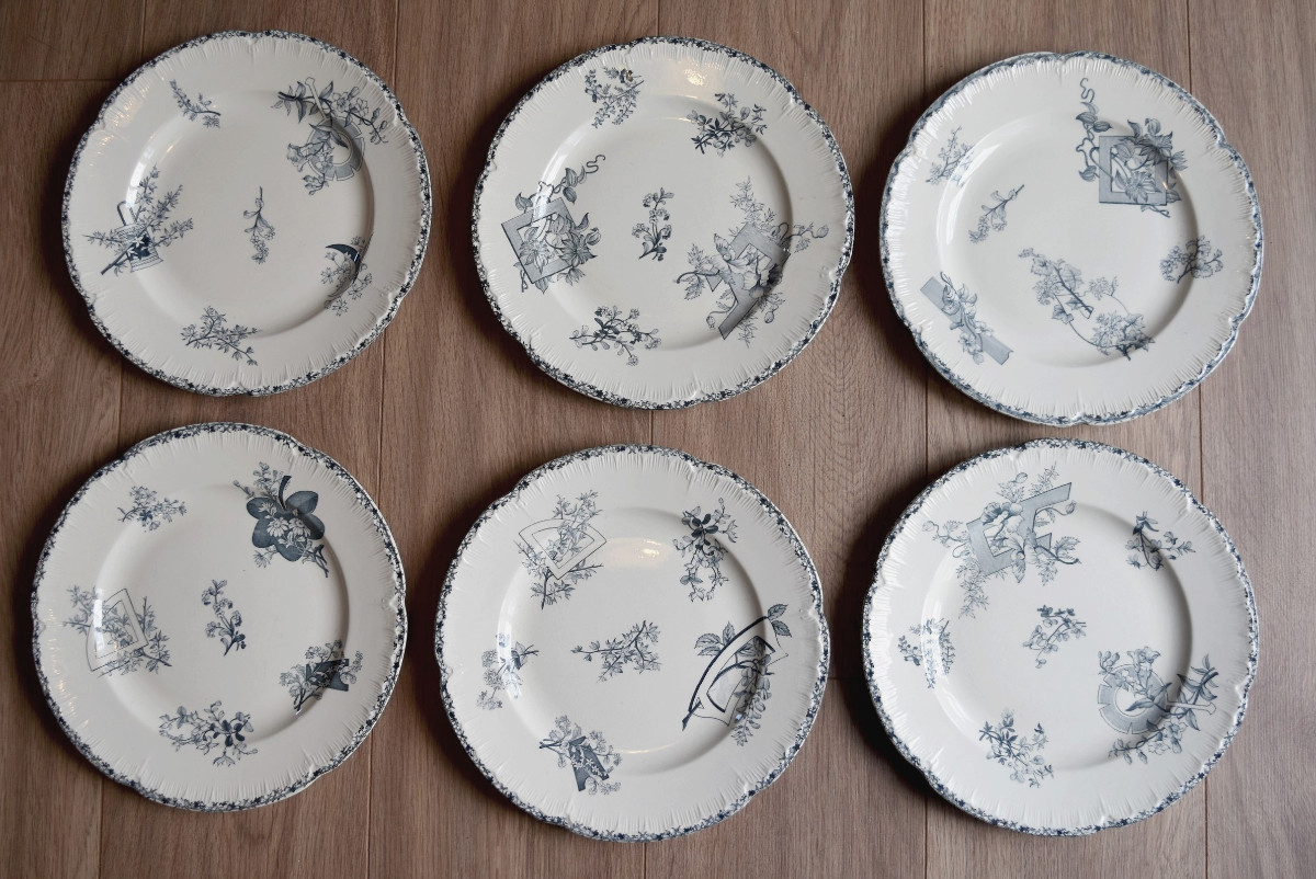 6 Earthenware Plates Terre De Fer Choisy Grand Dépôt Japanese Decor
