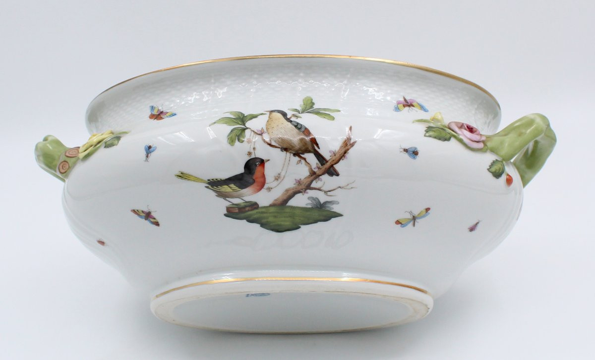 Herend Rothschild Large Porcelain Soup -photo-4
