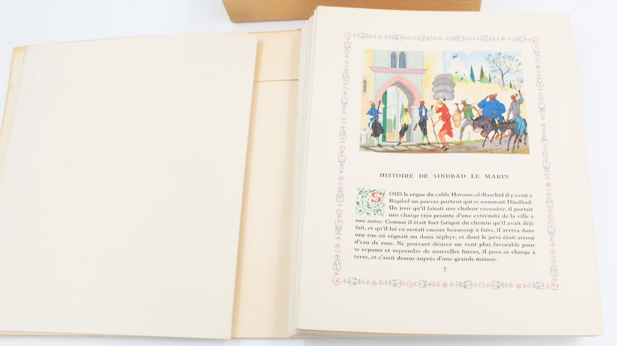 3 Volumes Tales From The Arabian Nights Illustrations By Henry Lemarié-photo-6