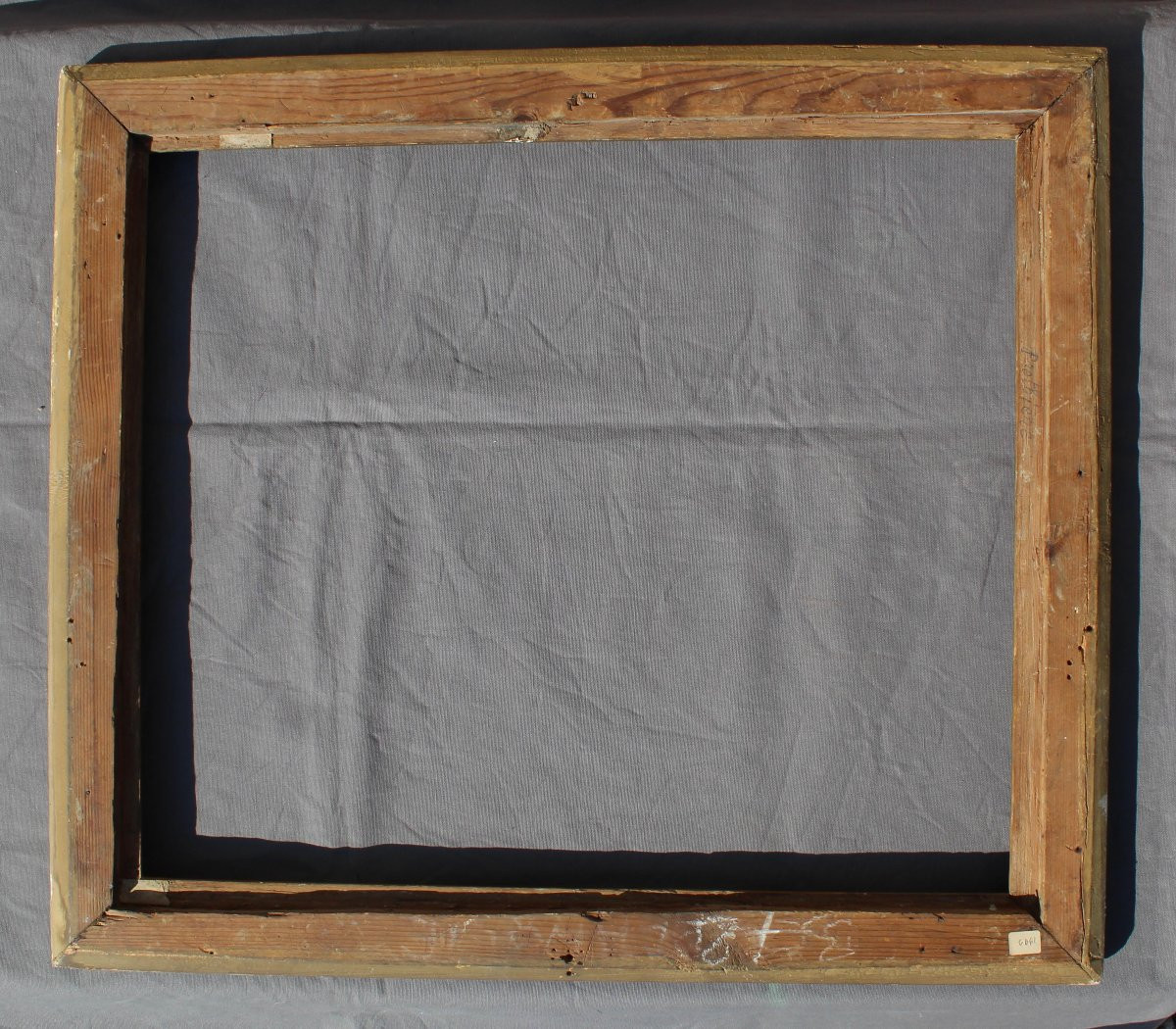 Antique Wooden Frame And Gilded Stuck End Louis XVI 19th Century-photo-2