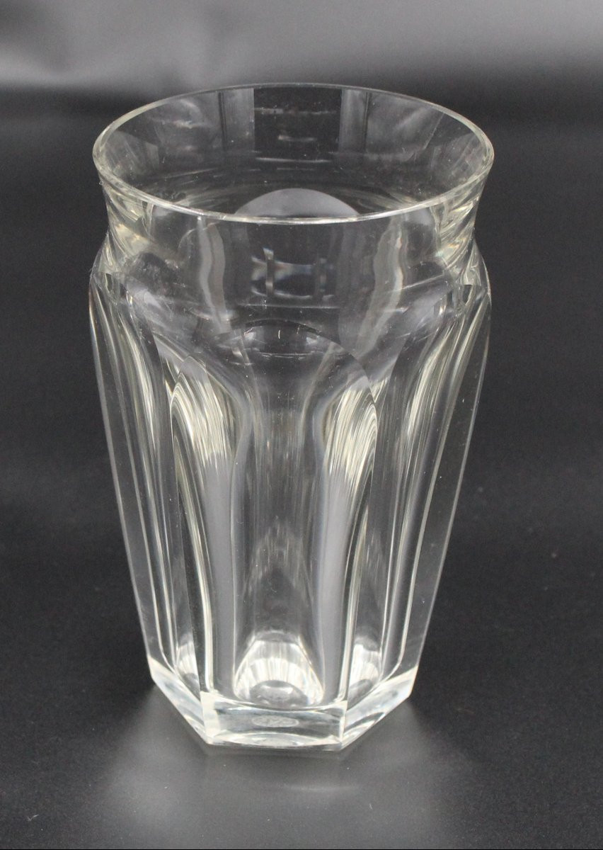 6 Verres à eau / chopes en cristal de Baccarat modèle Talleyrand H= 13 cm-photo-3