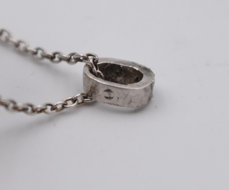 Antique Belle époque Pendant, Circa 1900, Silver, Pearls And Rhinestones-photo-5