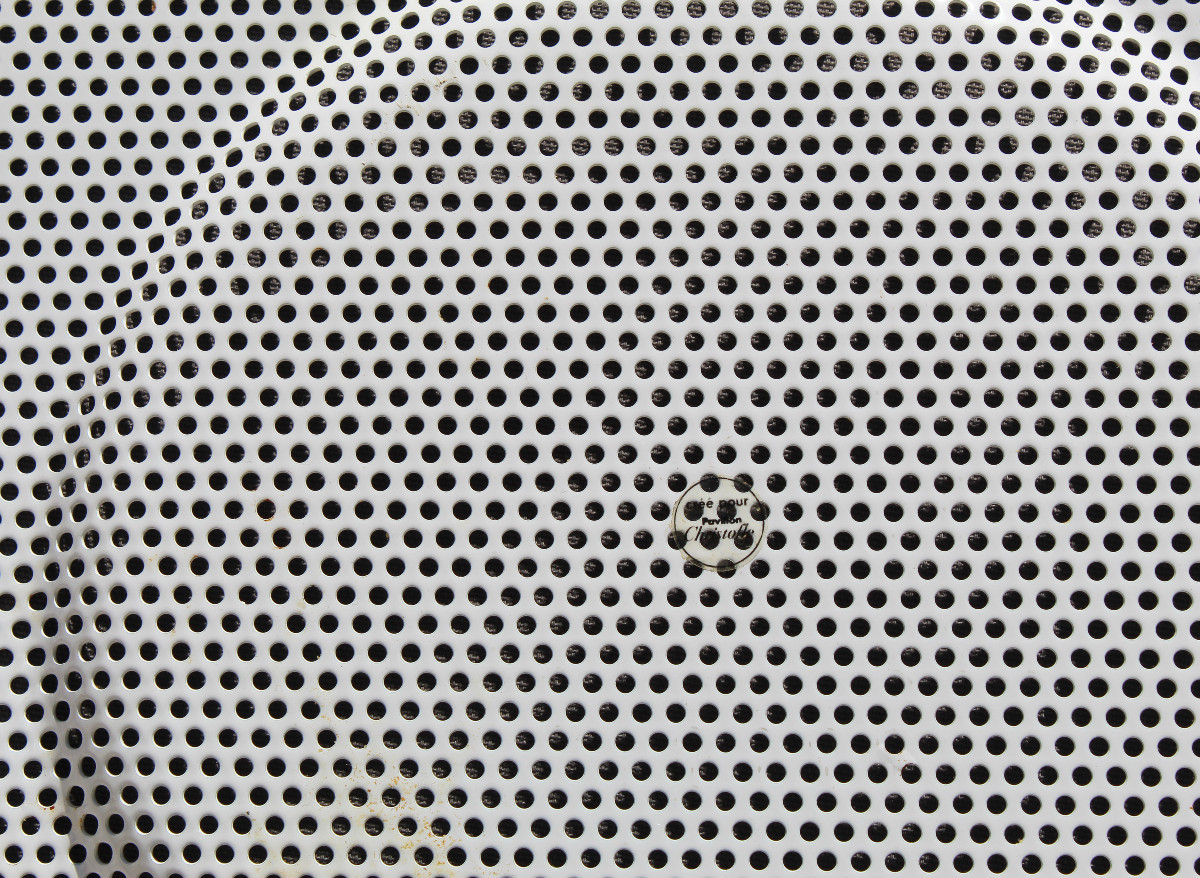 Christofle Pavilion 6 Perforated Plates In White Lacquered Metal-photo-1