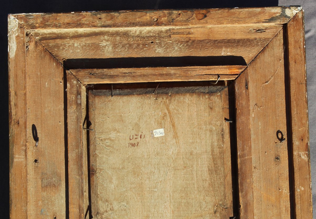 Oil Painting/panel Depicting A Musketeer, Signed F. Roybet -photo-3