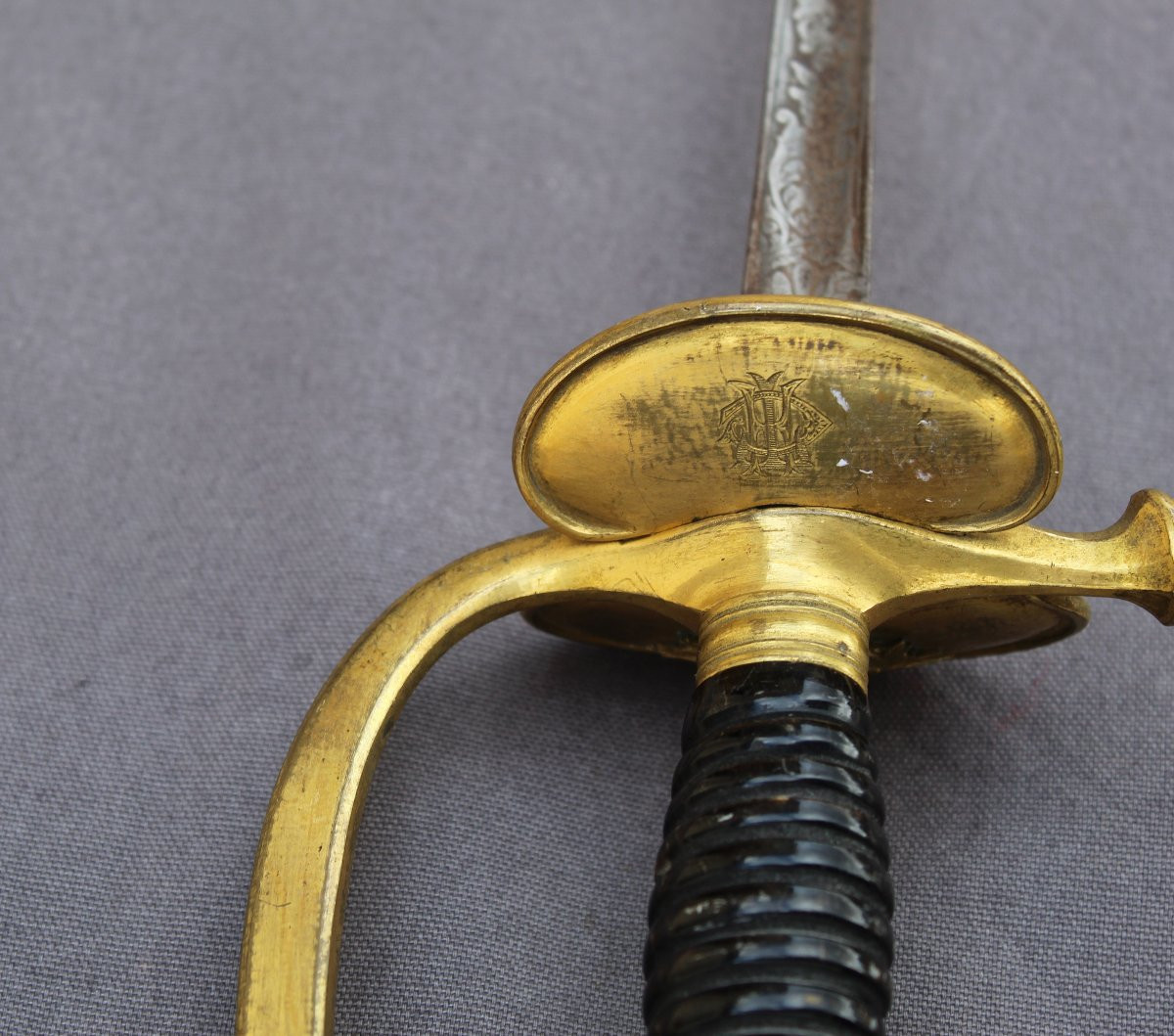 Keyboard Sword (polytechnician's Tangent) With A Three-sided Hollow Blade -photo-3