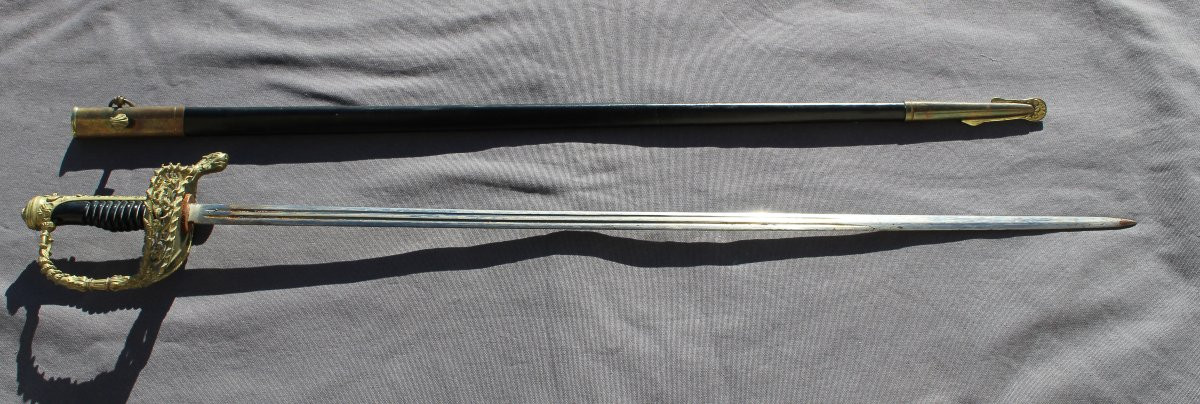Naval Officer's Sword, Model 1837-photo-1