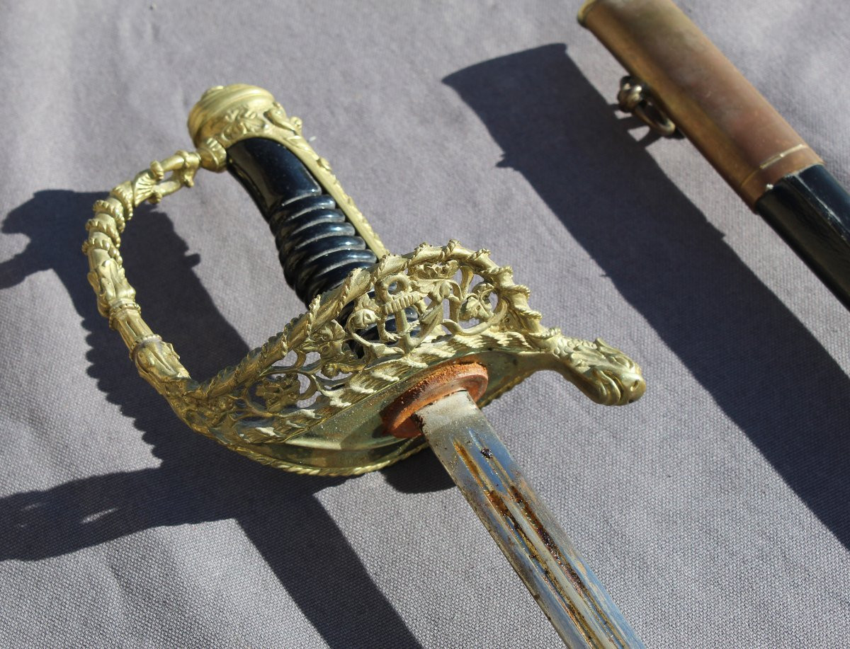 Naval Officer's Sword, Model 1837-photo-3