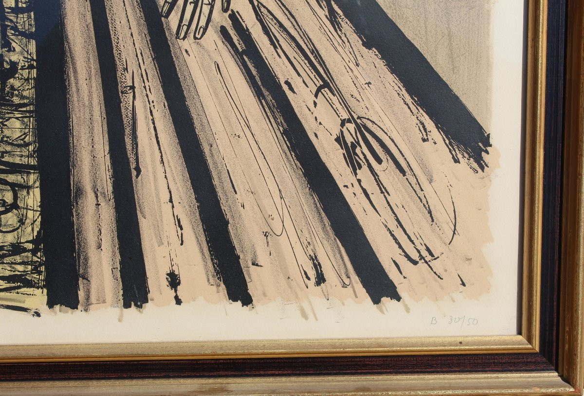 Bernard Buffet - Le Toréador Escamillo (large Format), 1967 Lithograph-photo-3