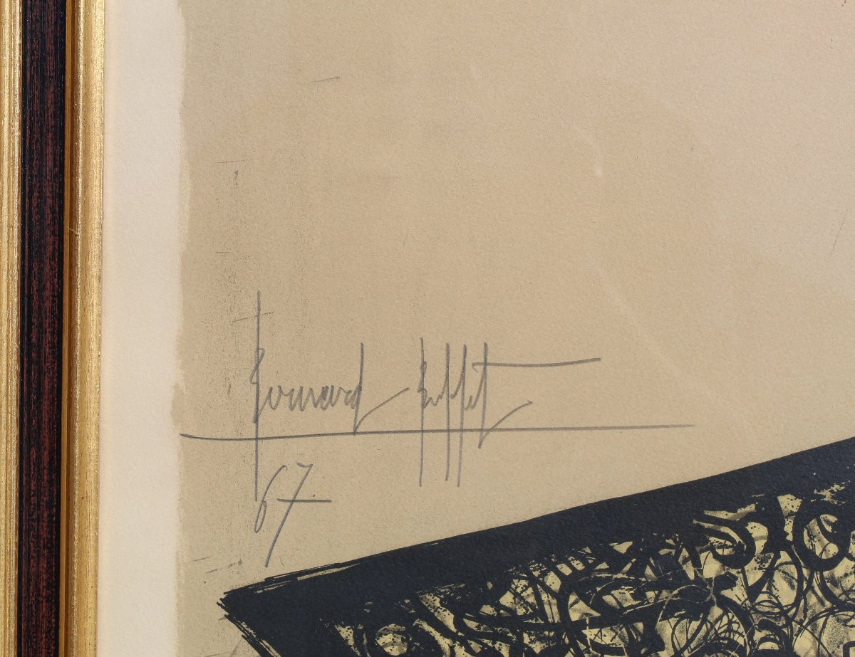 Bernard Buffet - Le Toréador Escamillo (large Format), 1967 Lithograph-photo-4