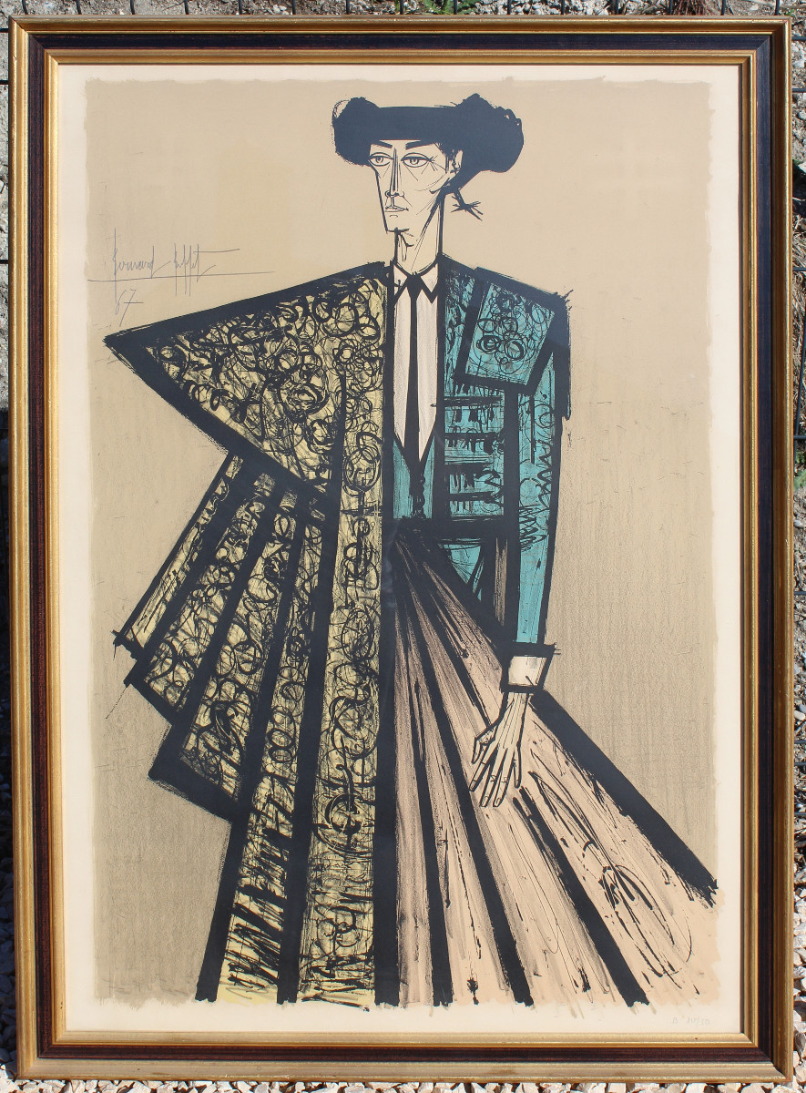 Bernard Buffet - Le Toréador Escamillo (large Format), 1967 Lithograph