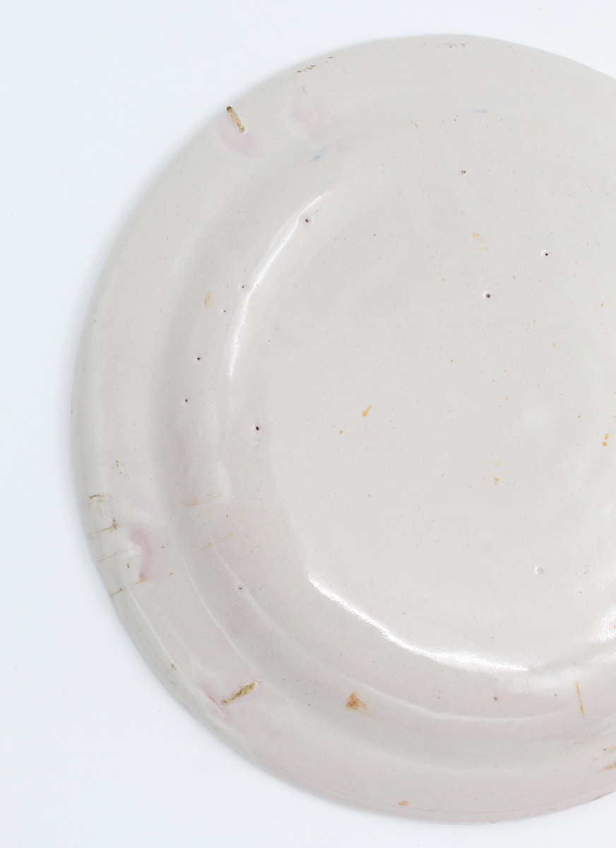 Plate From Roanne With Revolutionary Decor 18th Century Nicolas Factory-photo-1