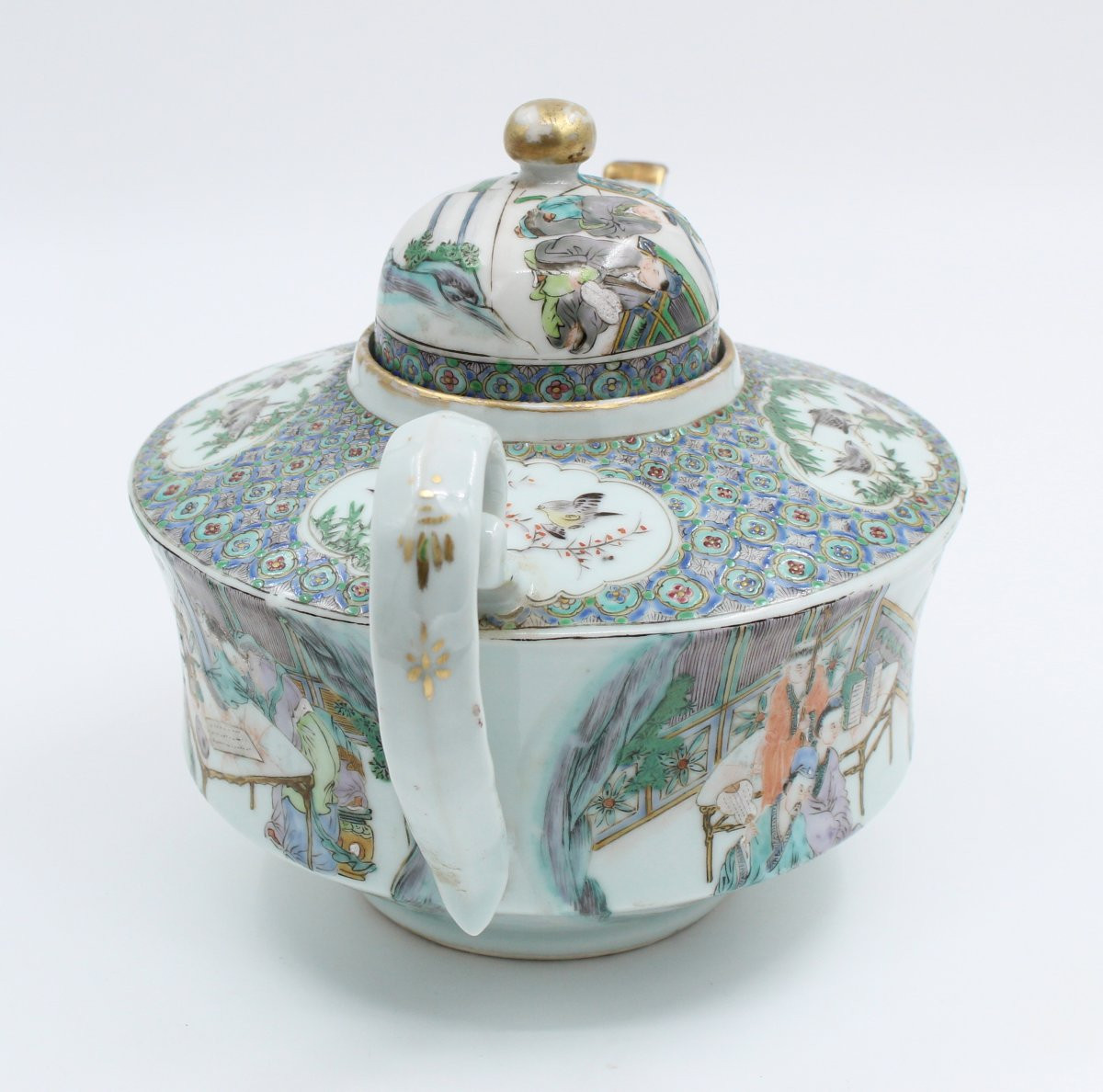 Large Porcelain Teapot China-photo-1