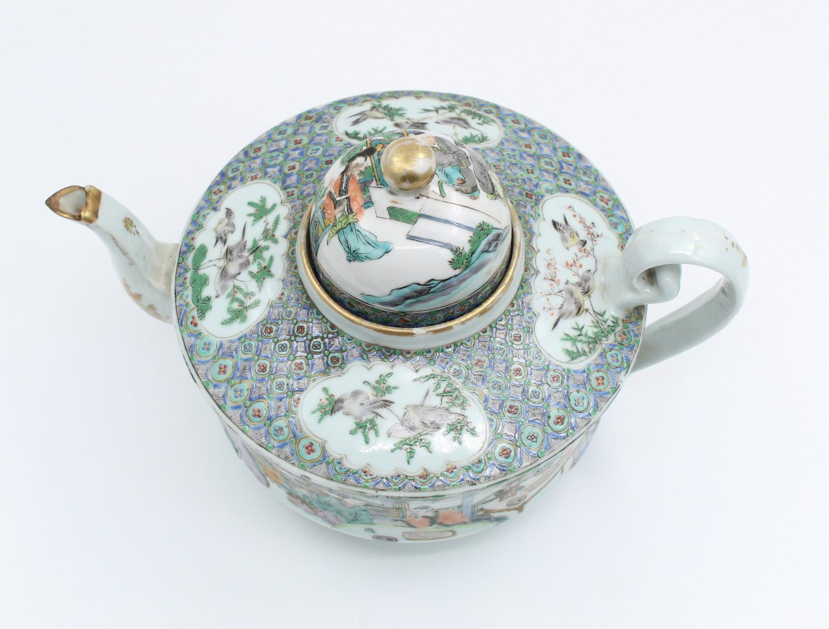 Large Porcelain Teapot China-photo-2