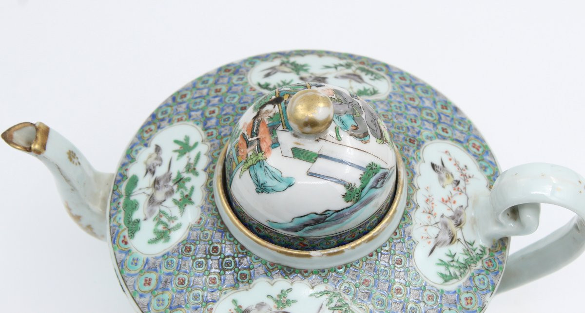 Large Porcelain Teapot China-photo-3