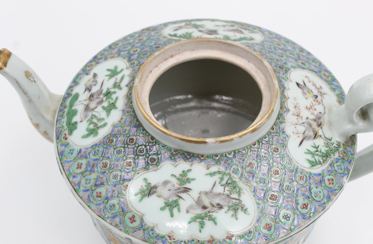 Large Porcelain Teapot China-photo-5