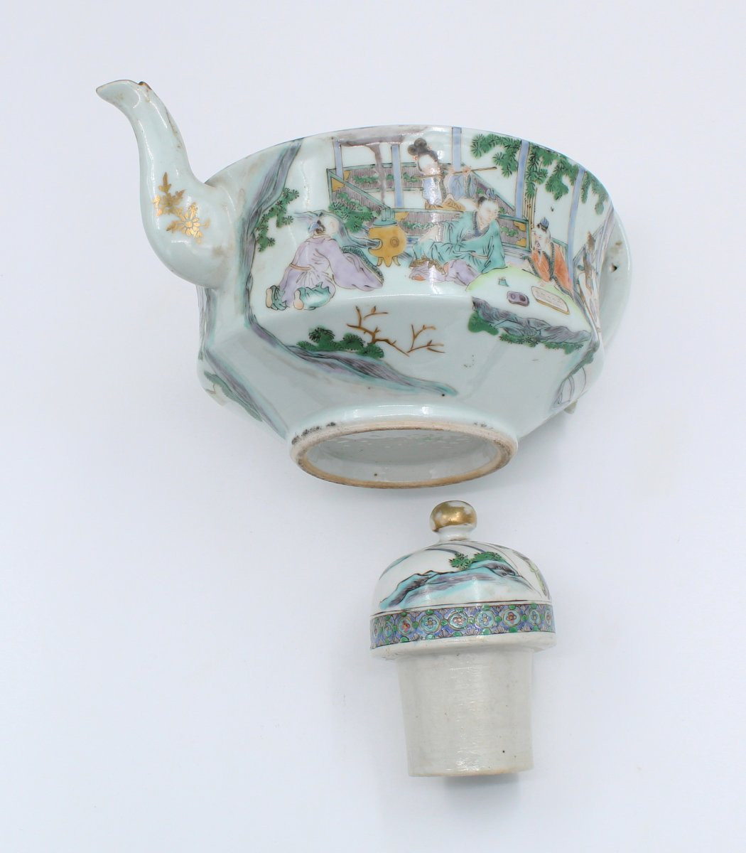Large Porcelain Teapot China-photo-6
