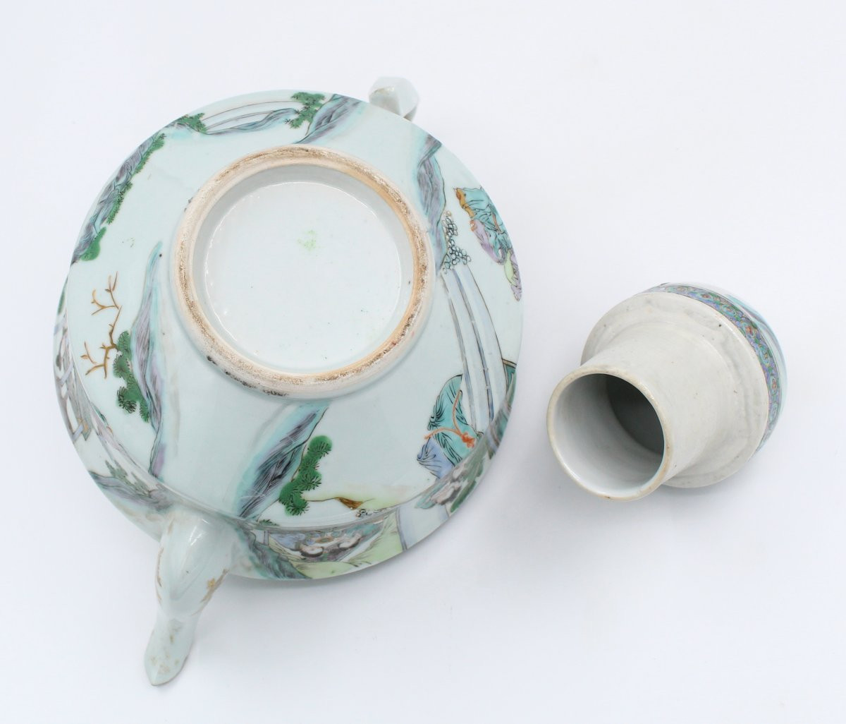 Large Porcelain Teapot China-photo-8