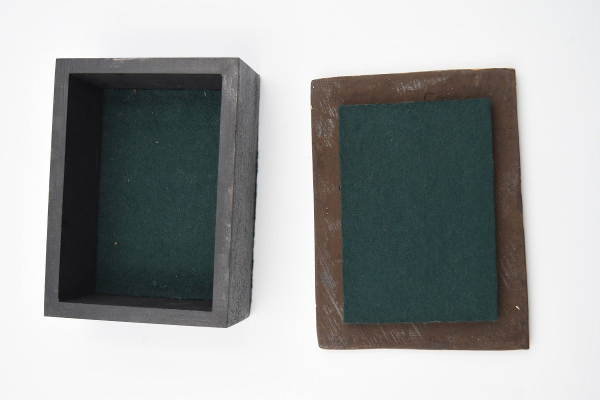 Mithé Espelt Box With Bird Design-photo-8