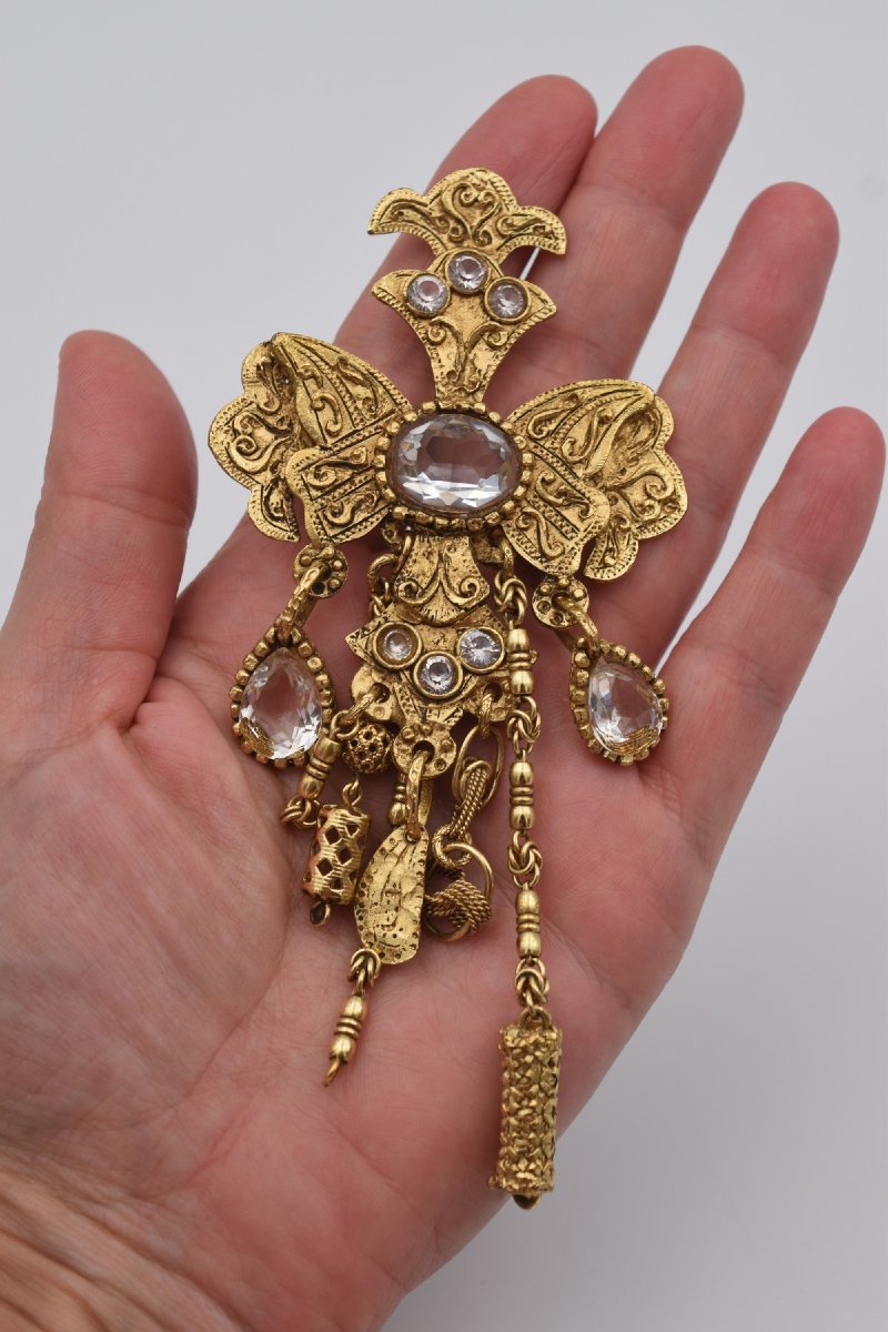 Grande broche vintage Christian Lacroix-photo-2