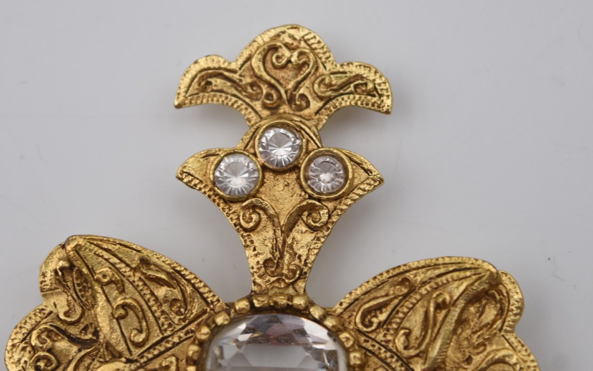 Grande broche vintage Christian Lacroix-photo-3