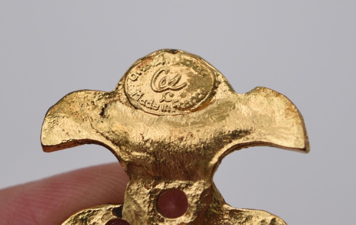 Grande broche vintage Christian Lacroix-photo-3