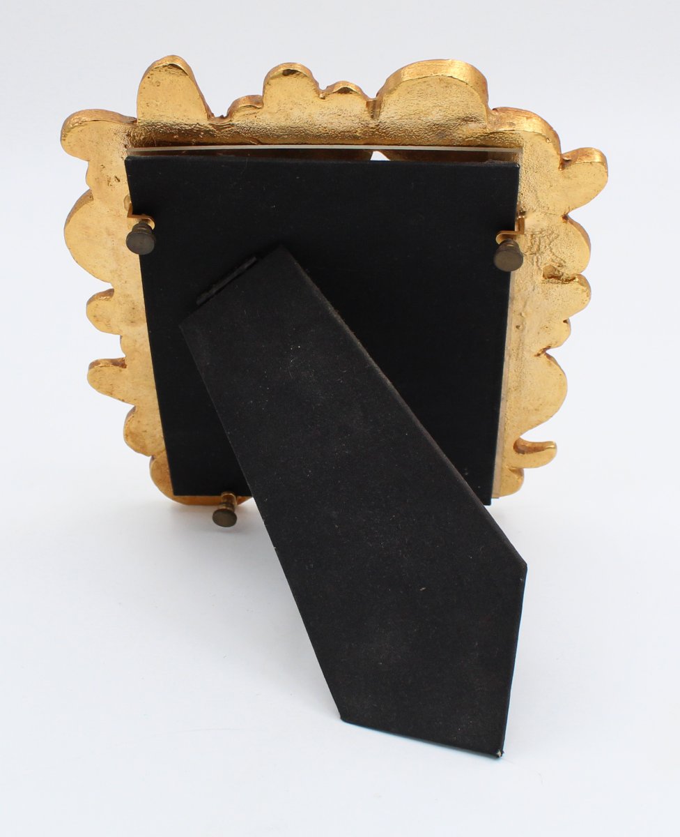 Nicolas De Waël Signed Bronze Photo Frame-photo-1