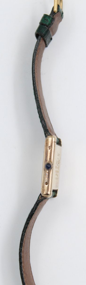Cartier Tank Women's Mechanical Vermeil Watch-photo-3