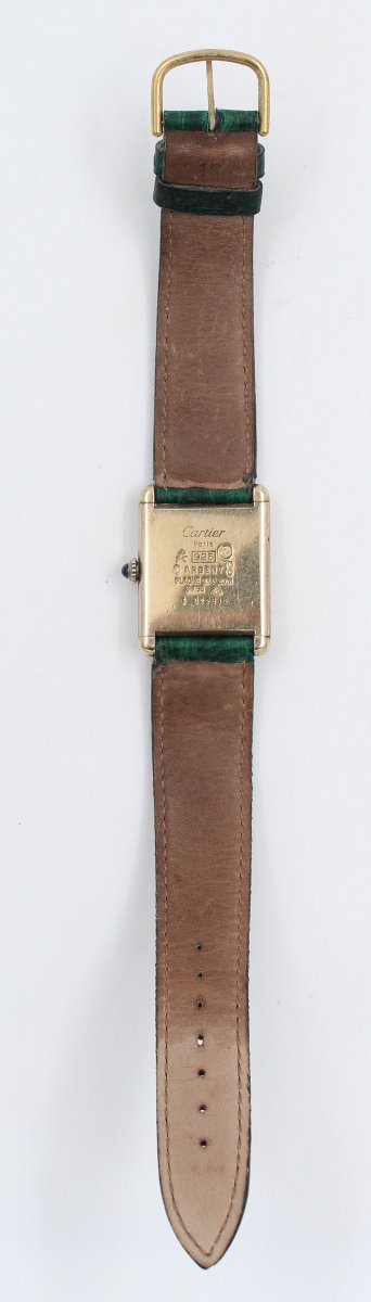 Cartier Tank Women's Mechanical Vermeil Watch-photo-4