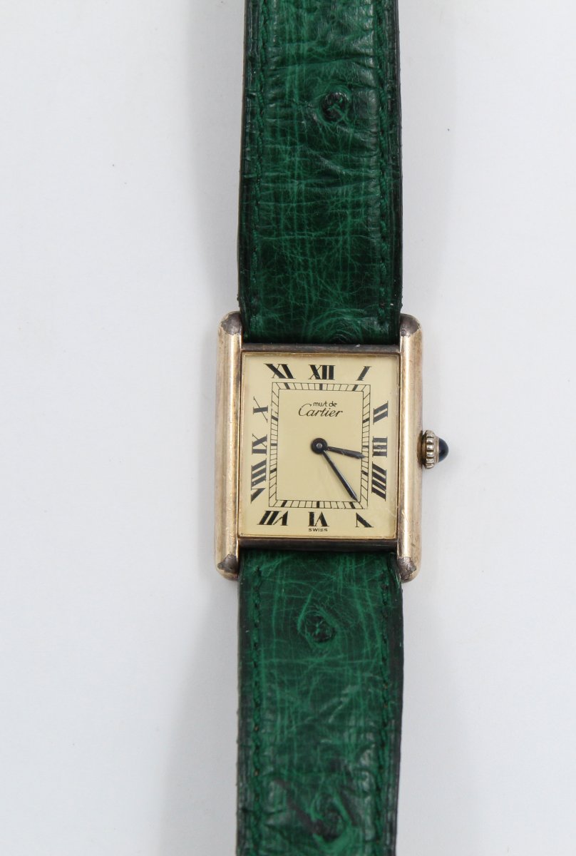 Cartier Tank Women's Mechanical Vermeil Watch