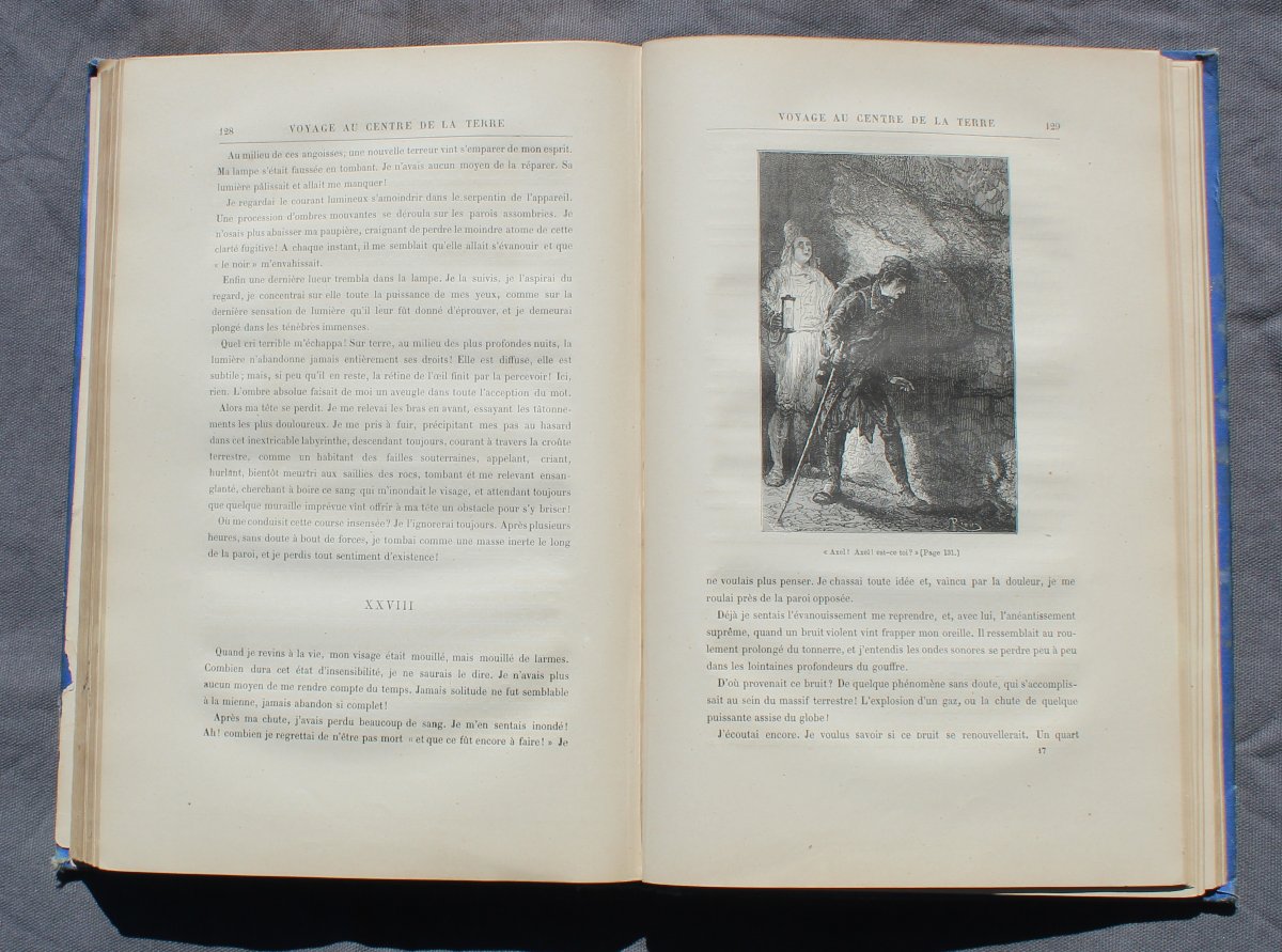 Cinq semaines en ballon – Voyage au centre de la terre Jules Verne HETZEL-photo-4